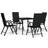 vidaXL 3099108 Patio Dining Set, 1 Table incl. 4 Chairs
