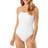 Tommy Bahama Pearl Shirred Bandeau One Piece Swimsuit