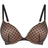 Wolford Sheer Logo Push Up Bra - Black