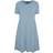 Vero Moda Filli Calia Short Sleeved Mini Dress - Blue/Blue Fog