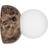 Globen Lighting Torrano Plafond 13 cm Brun Vägglampa