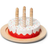 MaMaMeMo Birthday Cake with Danish Flag
