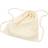 Creativ Company Drawstring bag, size 37x41 cm, 110 g, light natural, 3 pc/ 1 pack