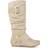 Journee Collection Jester Medium Calf - Stone