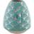 Dkd Home Decor Vase Porcelain Turquoise Oriental (16 x 16 x 18 cm) Vase