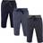 Hudson Track Pants 3-Pack - Navy and Gray Striped (10151130)