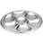 Plates Catering Plate 7 Compartments Silver 70-pack