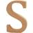 Creativ Company Letter, S, H: 8 cm, thickness 1,5 cm, 1 pc