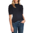 CeCe Puff Sleeve Crepe Top - Rich Black