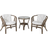Venture Design Wera Caféset, 1 Bord inkl. 2 Stolar