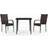 vidaXL 3099407 Matgrupp, 1 Bord inkl. 2 Stolar