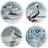 Certified International Shorebirds Salad Dish 4pcs