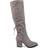 Journee Collection Leeda Wide Calf - Grey