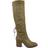 Journee Collection Leeda Wide Calf - Olive