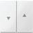 Merten Cover Shutter switch System M, 1-M, M-Smart, M-Plan, M-Creativ Polar white glossy 432419