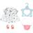 Baby Annabell Dress Deluxe butterfly, 43 cm