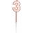 Folat Cake Candles Rose Gold Metallic Number 3