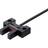 Panasonic Gaffelfotocelle PM-K45 PM-K45 K-type Lystænding, Mørk-koblende 5 24 V/DC 1 stk