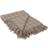 Design Imports Checked Blankets Brown (152.4x127)