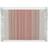 Design Imports Striped Fringe 6-pack Place Mat Pink (50.8x33.02cm)