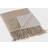 Design Imports Waffle Knit Blankets White, Brown (152.4x127cm)