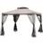 OutSunny Gazebo Taupe Double Tier 3x3m