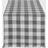 Design Imports Fringed Tablecloth Grey (182.88x35.56cm)