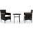 vidaXL 3098023 Matgrupp, 1 Bord inkl. 2 Stolar