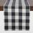 Design Imports Buffalo Check Tablecloth Black, White (182.88x35.56cm)