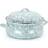 Golden Rabbit Sea Glass with lid 3.785 L 31.75 cm