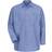 Red Kap Industrial Long Sleeve Work Shirt - Light Blue