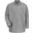 Red Kap Industrial Long Sleeve Work Shirt - Light Grey