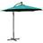 OutSunny Parasol 84D-066GN Steel, Aluminum, Polyester Green