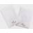 Linum Home Textiles ''His'' & ''His'' Guest Towel White (76.2x40.64cm)