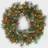 National Tree Company 24-in. Pre-Lit Wintry Pinecone, Berry & Snowflacke Pine Artificial Wreath Decoration 61cm