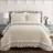 Lush Decor Ella Bedspread Beige (264.16x233.68cm)