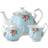 Royal Albert Polka Blue Tea Set Serving 3pcs