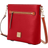 Dooney & Bourke Pebble Grain Zip Crossbody - Red