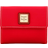 Dooney & Bourke Pebble Grain Small Flap Wallet - Red