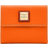 Dooney & Bourke Pebble Grain Small Flap Wallet - Clementine