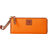 Dooney & Bourke Pebble Grain Zip Clutch Wristlet - Clementine