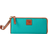 Dooney & Bourke Pebble Grain Zip Clutch Wristlet - Spearmint