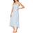 Eileen West Santorini Satin Nightgown - Blue