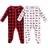 Hudson Baby Cotton Sleep and Play 2-pack - Christmas Tree (11155556)