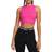 Nike Pro Dri-FIT Cropped Tank Women - Active Pink/White