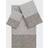 Linum Home Textiles Spots Embellished Bath Towel Grey (137.2x68.6cm)