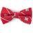 Eagles Wings Oxford Bow Tie - Scarlet Nebraska Huskers