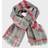 Zoozatz Ohio State Buckeyes Tartan Blanket Scarf Women