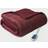 Beautyrest Berber Microlight Heated Blankets Red (177.8x152.4cm)