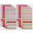 Design Imports Oversized Striped Kitchen Towel Red (71.12x50.8cm)